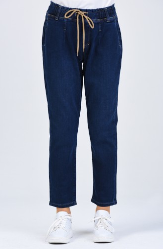 Pantalon Jeans 0718-01 Bleu Marine 0718-01