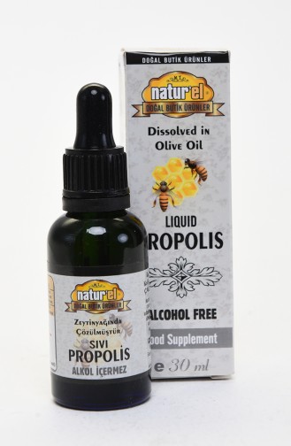 Natural Sıvı Propolis Alkolsüz	30 Ml 1033