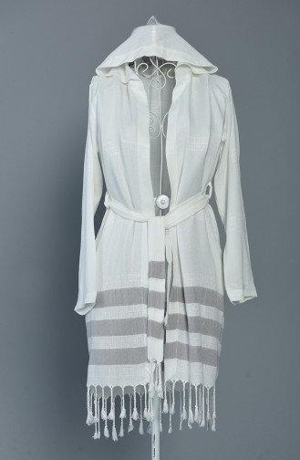 Gray Towel and Bathrobe Set 10008-01