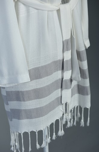Gray Towel and Bathrobe Set 10008-01