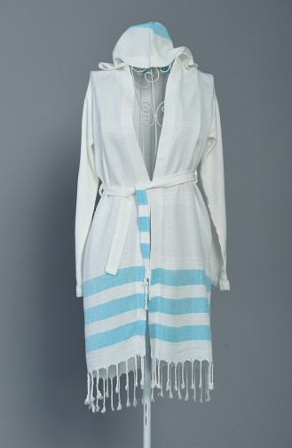 Turquoise Towel and Bathrobe Set 10008-03