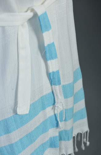 Turquoise Handdoek en Badjas set 10008-03