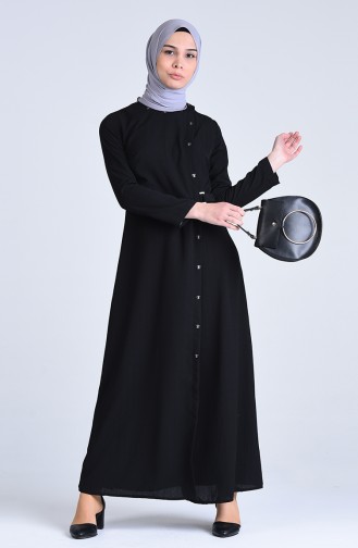 Abaya 6853-01 Noir 6853-01