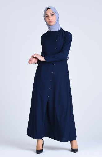 Abaya 6853-02 Bleu Marine 6853-02