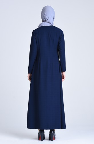 Abaya 6853-02 Bleu Marine 6853-02