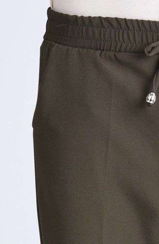 Pantalon Taille Élastique 4088-03 Vert Khaki 4088-03
