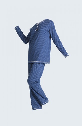 Navy Blue Pyjama 4011-01