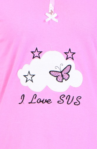 Langarm Pyjama Set  2400-01 Pink 2400-01