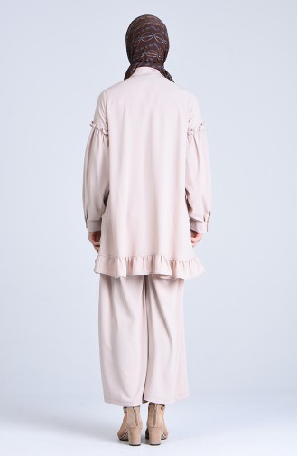 Beige Anzüge 1075-07