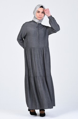 فستان أسود فاتح 5299-04
