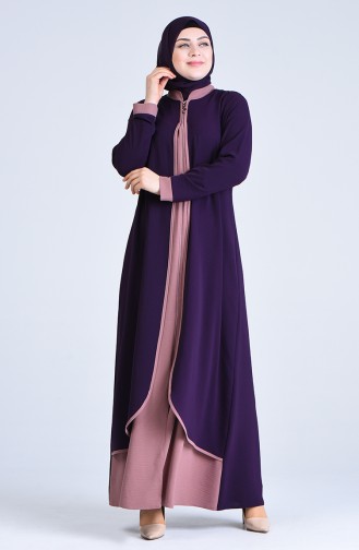 Purple Abaya 1304-03
