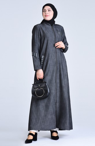 Schwarz Abayas 1318-03