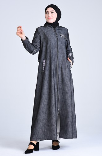 Schwarz Abayas 1318-03