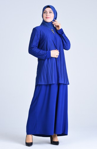 Saxon blue İslamitische Avondjurk 1281-01