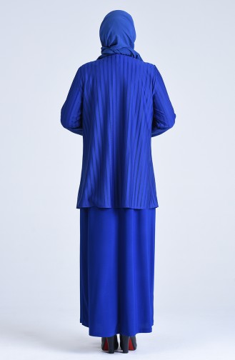 Saxon blue İslamitische Avondjurk 1281-01