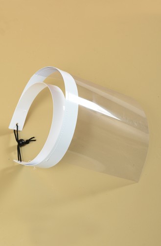 Transparentes Gesichtsschutzvisier 8000-01 Weiss 8000-01