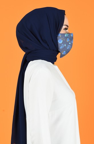 Navy Blue Mask 2000-25