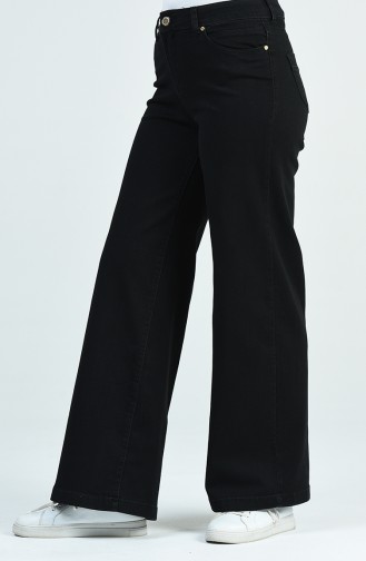 Pantalon avec Poches 9104-01 Noir 9104-01