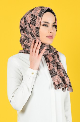 Châle Pratique a Motifs 1080-04 Rose Pâle 1080-04