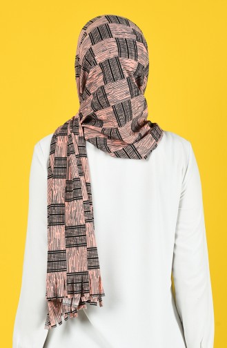 Châle Pratique a Motifs 1080-04 Rose Pâle 1080-04