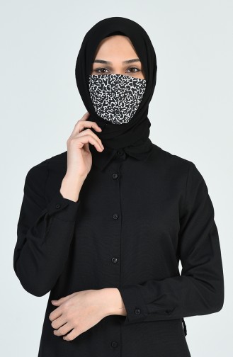 Gesichtsmaske 2000-12 Schwarz 2000-12