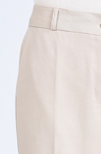 Pocket Detailed Classical Pants 1451pnt-01 Beige 1451PNT-01