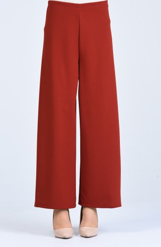 Elastic Wide Leg Trousers 5010-06 Claret Red 5010-07