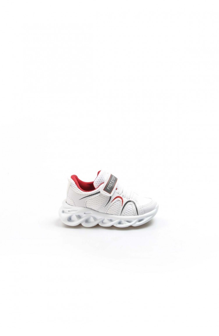 Fast Step Spor Ayakkabi Erkek Cocuk Beyaz Unisex Cocuk Sneaker Ayakkabi 931ba001 Sefamerve