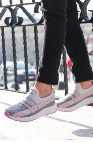 Fast Step Spor Ayakkabı Erkek Çocuk Buz Pembe Unisex Çocuk Sneaker Ayakkabı 877Fa215P