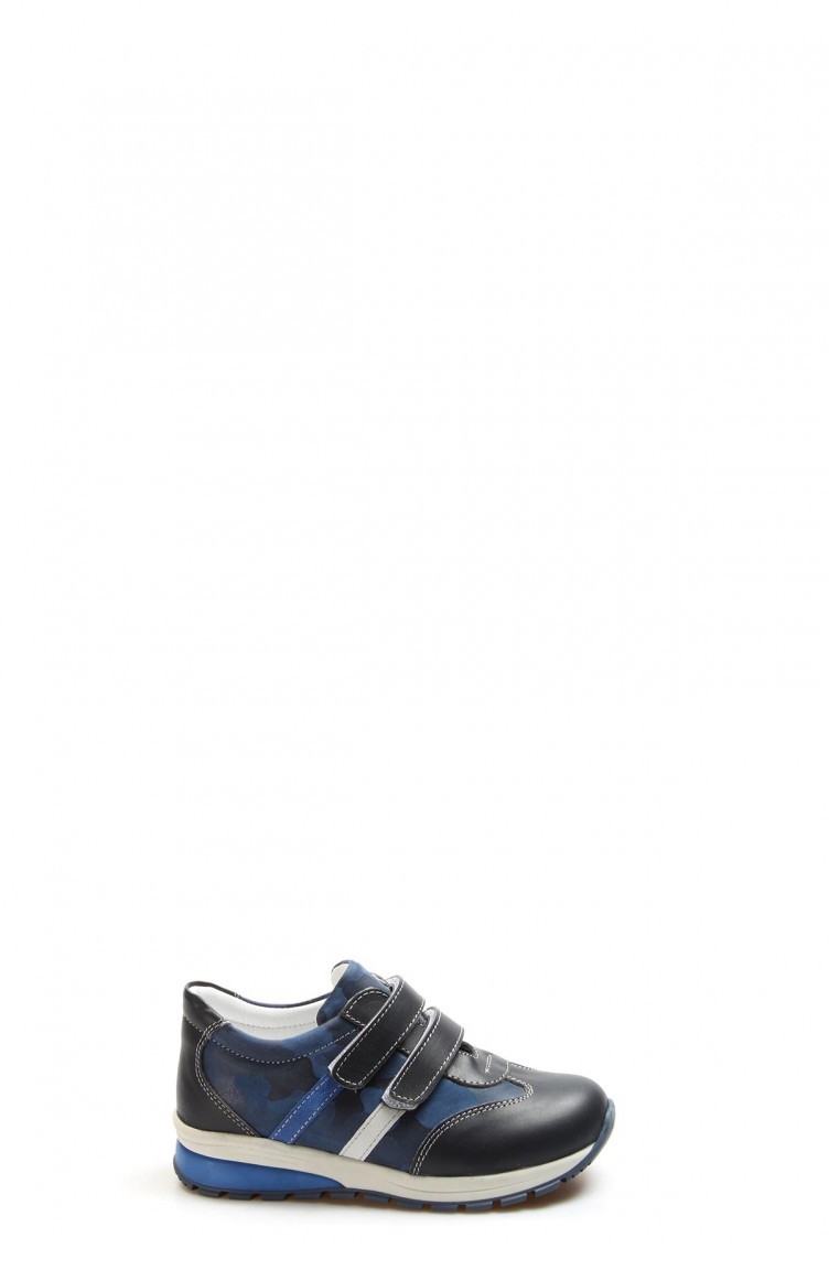 Fast Step Spor Ayakkabi Erkek Cocuk Hakiki Deri Lacivert Kamuflaj Unisex Cocuk Sneaker Ayakkabi 920pa800 Sefamerve
