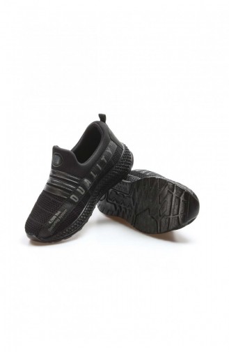 Fast Step Spor Ayakkabı Erkek Çocuk Siyah Unisex Çocuk Sneaker Ayakkabı 877Fa215P