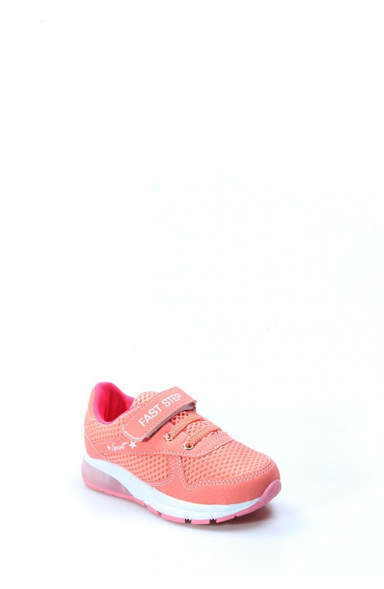 Fast Step Spor Ayakkabi Erkek Cocuk Somon Fusya Unisex Cocuk Sneaker Ayakkabi 877pa105p Sefamerve