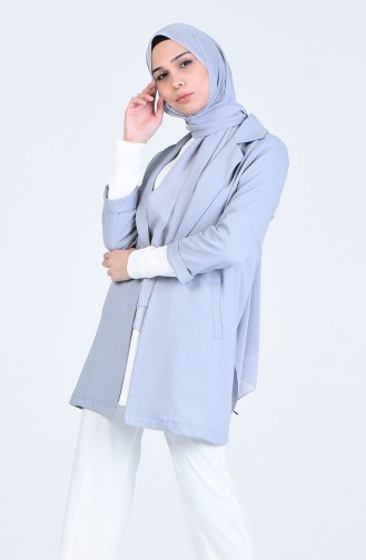 Grau Jacke 1652-05