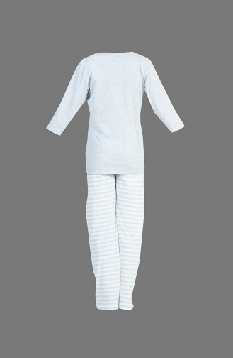 Women s Pregnant Pyjama Suit 705057-A Gray 705057-A
