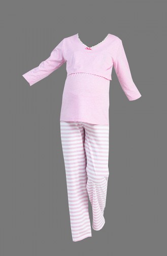 Damen Schwanger Pyjama Set  705057-B Pink 705057-B