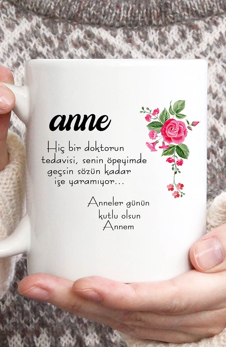 Anneler Gunu Kupa Bardak Ba1 1562 Beyaz Sefamerve