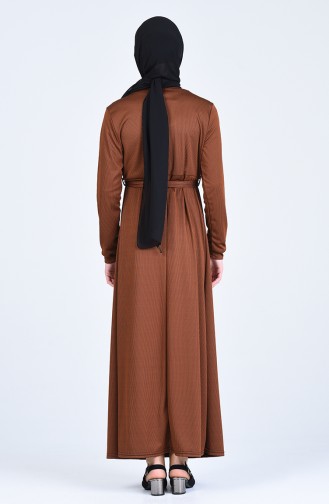 Robe Hijab Tabac 8003-02