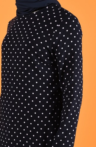 Polka Dot Tunika 1094-01 Dunkelblau 1094-01