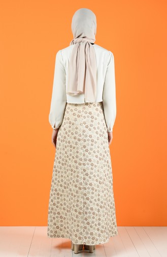 Beige Rok 9040-04