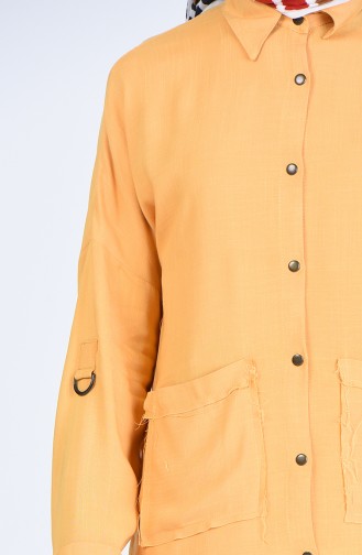 Mustard Overhemdblouse 1644-02