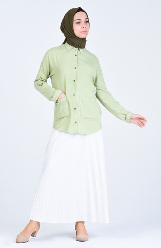 قميص أخضر مائي 1644-04