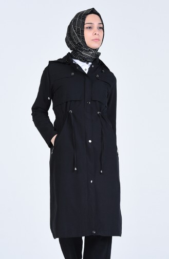 Black Trench Coats Models 6093-02