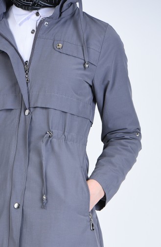 Gray Trench Coats Models 6093-06