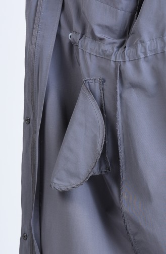 Gray Trench Coats Models 6093-06