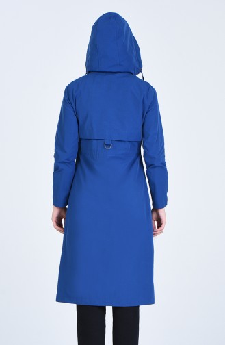 Indigo Trench Coats Models 6093-07