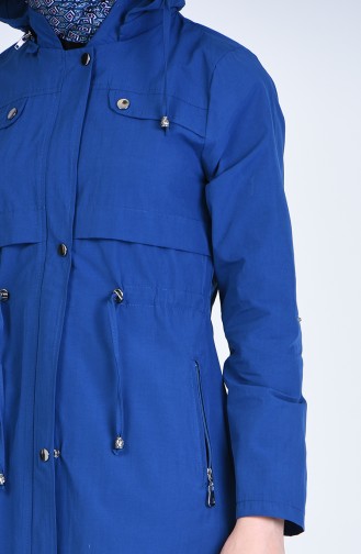 Indigo Trench Coats Models 6093-07