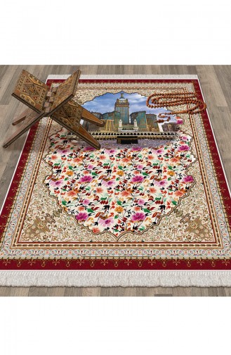 Tapis de Prière Rouge 1021