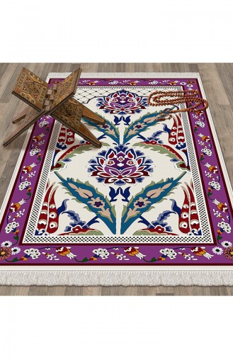 White Praying Carpet 1044