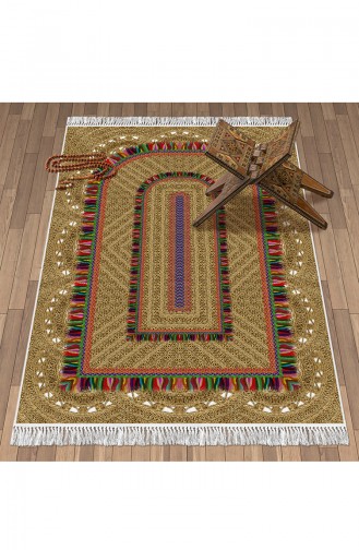 Brick Red Prayer Rug 1103