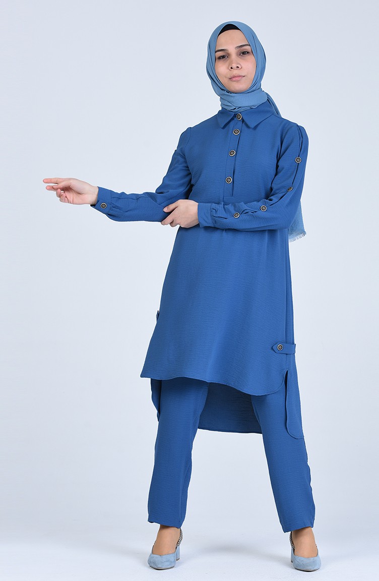 tunic and trouser suit